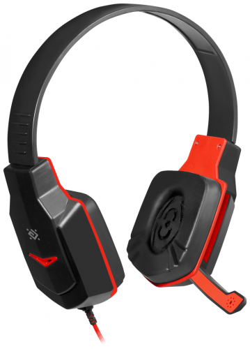 Наушники  с микрофоном Defender Warhead G-320 чёрный+красный,(64033) фото 2