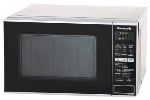 Микроволновая печь PANASONIC NN-GT264MZPE (20 литров, 800Вт; Гриль 1000Вт; ЖК дисплей, Внутреннее по