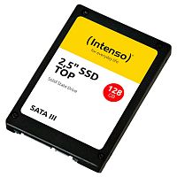 Диск SSD2.5" 128Gb Intenso Top series (7mm) SATA3, Speed: Read-520Mb/s, Write-300Mb/s, (3812430) Раз