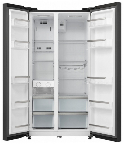 Холодильник Side-by-Side KORTING KNFM 81787 GN фото 2