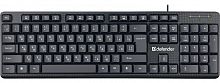 Клавиатура  Defender Daily HB-162 Ru (черный), USB (45162)