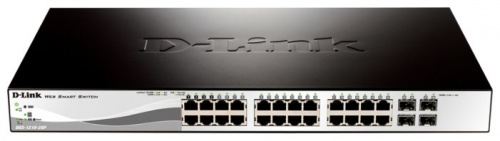 Коммутатор D-Link DES-1210-28P 24*10/100  POE