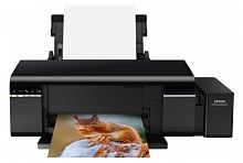 Принтер A4 EPSON L805, "фабрика печати", емкость чернил 70мл каждого цвета, 6-цветная печать, 37 стр фото
