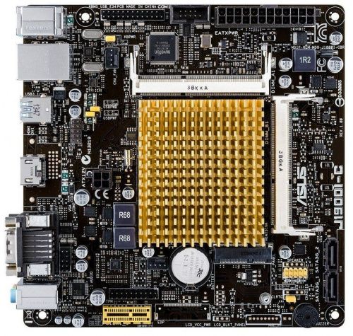 Материнская плата ASUS с встроенным CPU ( J1900I-C ) CPU/Chip Intel Celeron J1800 (2 Core, 2,41/2,58