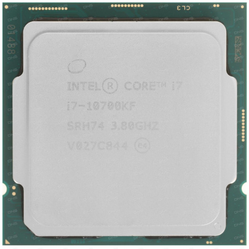 Процессор LGA1200 Intel Core i7-10700KF (Gen.10) (3.80 Ghz 16M) ( 8 Core Comet Lake-S 14 нм ). Кулер