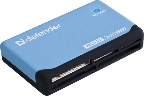Универсальный картридер Defender Ultra USB 2.0, 5 слотов (83500)