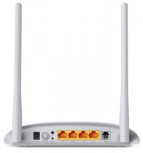 WI-FI роутер TP-LINK TD-W8961N   ADSL2+/   802,11n, 4-port 10/100, 300Mbps, съемная всенаправленная  фото 2