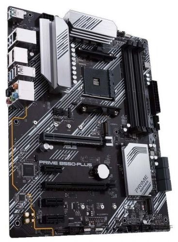 Материнская плата ASUS Socket AM4 ( PRIME B550-PLUS ) AMD B550, 4x DDR4 DIMM, 2133-4400МГц. (Up to 1 фото 2