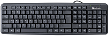 Клавиатура  Defender Element HB-520 Ru (черный), USB (45522)