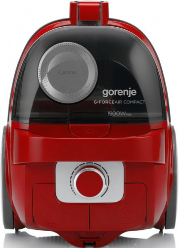 Пылесос Gorenje VC1901GACRCY (1900Вт, контейнер 2,4л, красный)