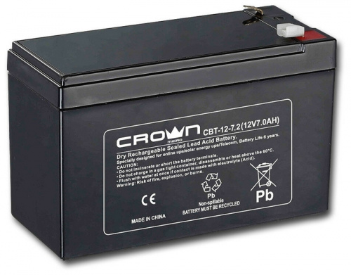 Аккумуляторная батарея CROWN CBT-12-7.2