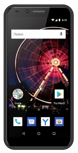 Смартфон VERTEX Impress Flash 3G NFC 5" Черный (VFLSH) 8 Гб/1 Гб