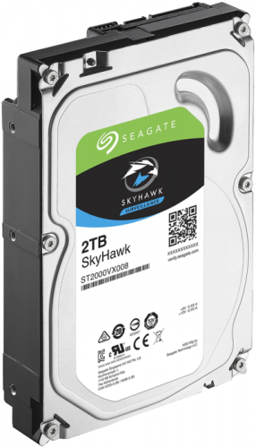 Жесткий диск 2000Gb (2TB) Seagate SkyHawk Surveillance 7200rpm 64Mb SATA3 (6Gb/s), NCQ  ( ST2000VX00 фото 2