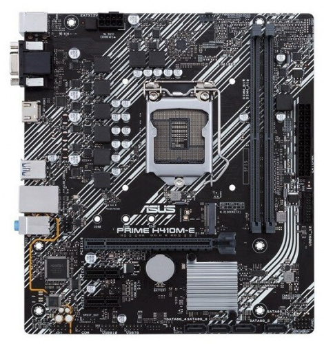 Материнская плата ASUS LGA1200 (Gen.10)  ( PRIME H410M-E ) Intel H410 (for CPU: Intel 10-th Gen.), 2