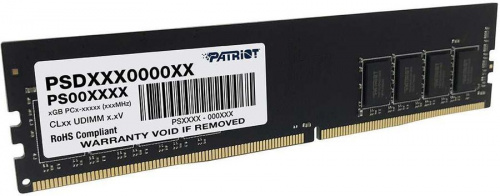 Модуль памяти DDR4-3200 (PC4-25600) 16GB <PATRIOT> 1,2v. CL-22 ( PSD416G320081 )