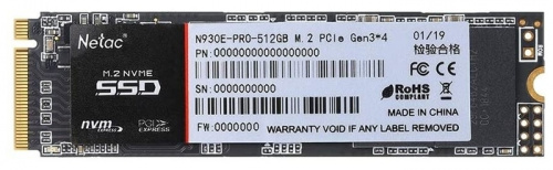 SSD M.2 PCI-E 512GB 2280 NETAC NT01N930E-512G-E4X