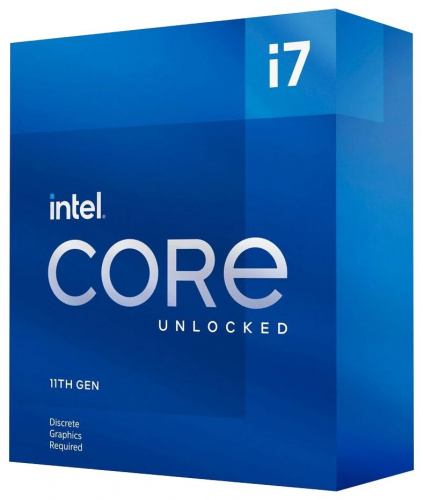 Процессор LGA1200 Intel Core i7-11700KF (Gen.11) (3.60 Ghz 16M) ( 8 Core Rocket Lake 14 нм ). Кулер 