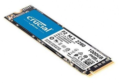 Диск SSD M.2 PCI-E 1000Gb (1Tb) Crucial P2 Series, M.2 PCI-E 3.0 x2, NVMe. Speed: Read-2400Mb/s, Wri фото 2