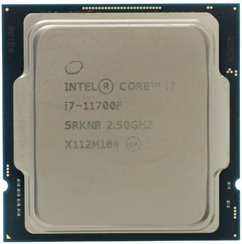 Процессор LGA1200 Intel Core i7-11700F (Gen.11) (2.50 Ghz 16M) ( 8 Core Rocket Lake-S 14 нм ). Кулер