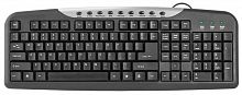 Клавиатура  Defender HM-830 Ru (черный), USB (45830)