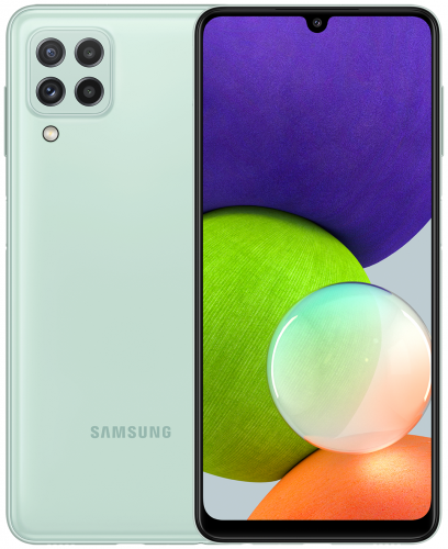 Смартфон Samsung Galaxy A22 LTE 6.4" Зеленый (SM-A225FLGGSER) 128 Гб/4 Гб по цене фото 3 Смартфон Samsung Galaxy A22 LTE 6.4" Зеленый (SM-A225FLGGSER) 128 Гб/4 Гб фото 3