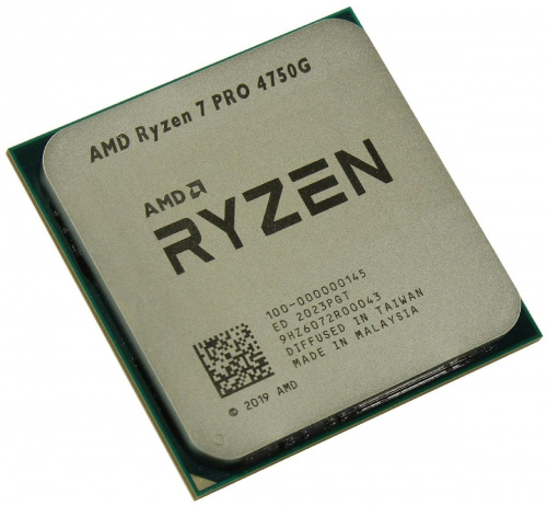 Процессор AM4 AMD Ryzen 7 PRO 4750G (3.6GHz, 8core, 8MB, Renoir 7 нм) Видеоядро Vega 8, 2100 МГц. TD
