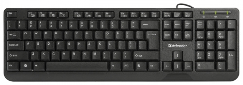 Клавиатура  Defender OfficeMate HM-710 Ru (чёрный), USB (45710)