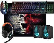 Игровой набор Defender Tor MHP-127 ,мышь+клав.+гарнитура+ковер+колонка (52127)