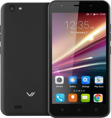 Смартфон VERTEX Impress Luck NFC LTE 5" Черный (VLCKNFC) 8 Гб/1 Гб