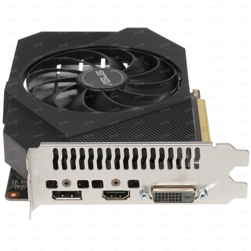 Видеокарта ASUS GeForce GTX 1650 (TU117-300-A1/12nm) (1410/12000) GDDR6 4096Mb 128-bit, PCI-E 16x 3. фото 3