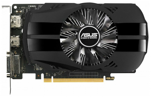 Видеокарта ASUS GeForce GTX1050Ti PH (GP107-400/16nm) (1290/7008) GDDR5 4096Mb 128-bit, PCI-Express 