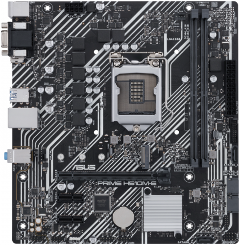Материнская плата ASUS LGA1200 (Gen.11)  ( PRIME H510M-E ) Intel H510 (for CPU: Intel 11-th Gen.), 2