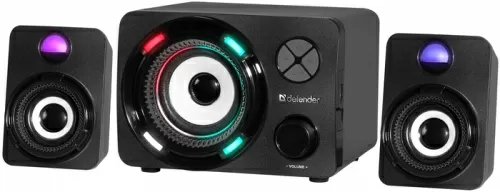 Колонки Defender 2.1 G-11 11Вт, Light/BT/FM/TF/USB/AUX (65011)