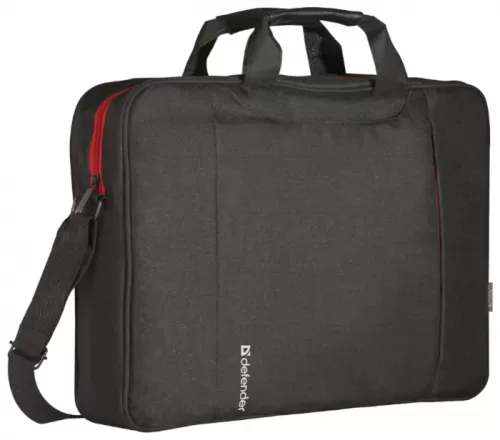 Сумка для ноутбука Defender Geek 15.6" черный, карман (26084)