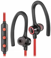 Беспроводная гарнитура OutFit B720 чёрный+красный, Bluetooth (63721)