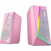 Колонки Redragon 2.0 Anvil розовый,5 Вт,RGB, USB+ 3.5мм (71776)