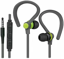 Наушники с микрофоном (гарнитура) Defender QutFit W760 серый+жёлтый,вставки (63760)