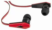 Наушники - вставки Defender Trendy 704 чёрный+красный (63704)
