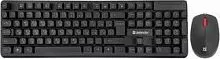 Комплект Defender Wirelless Milan C-992 RU ,чёрный, (45992)