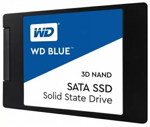 Диск SSD2.5" 1000Gb (1Tb) WD Blue 3D NAND SATA3 (6Gb/s) Скорость чтения - 560 МБ/с., Скорость записи