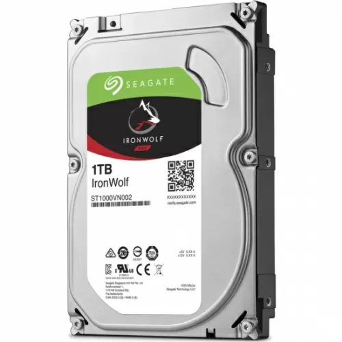 Жесткий диск 1000Gb (1TB) Seagate IronWolf 64Mb 5900 об./мин.SATA3 (6Gb/s) ( ST1000VN002 ) размеры: 