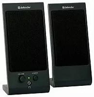 Колонки Defender 2.0 SPK-170 черный, 4 Вт, питание от USB (65165)