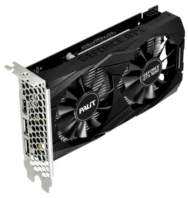 Купить видеокарта palit geforce gtx 1650 dual oc (tu117-300-a1/12nm)  (1410/12000) gddr6 4096mb 128-bit, pci в Калининграде по цене 30 110 ₽ в  интернет магазине ITHouse.su: приятные цены, описание, отзывы, доставка по  Калининграду.